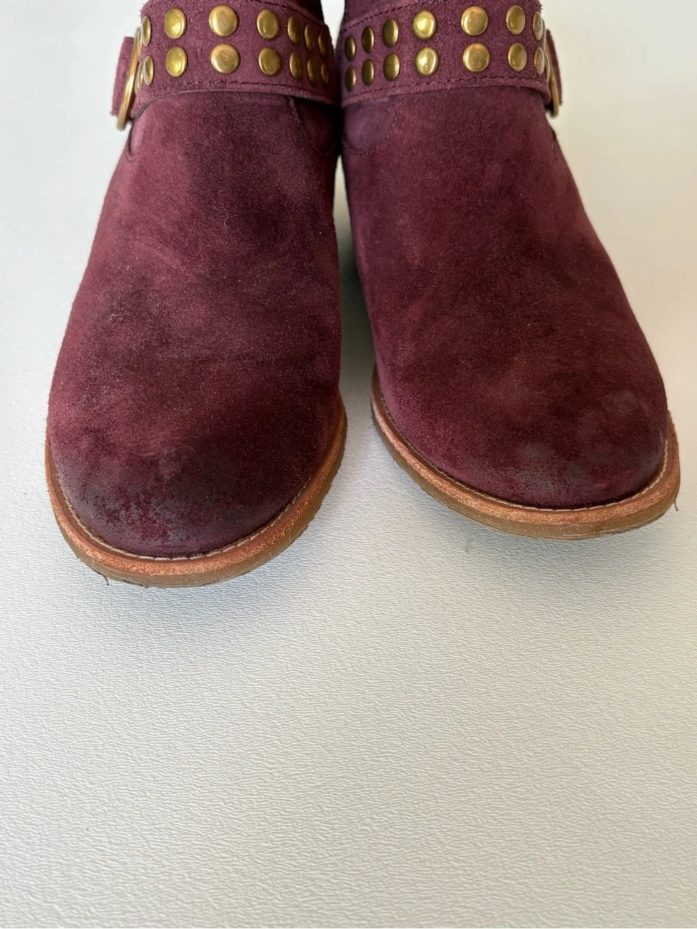 Sofft Allene II Boots Booties in Rustic Red Western Fesitval Concert Size 8